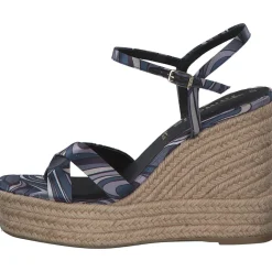 Tamaris 28063-30, Plateau-Sandaletten, Damen, BLACK COMB