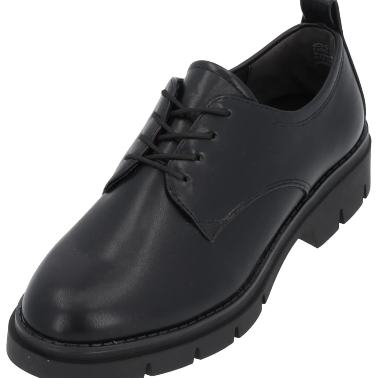 Tamaris 23302, Schnürschuhe, Damen, BLACK MATT