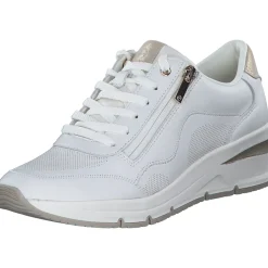 Tamaris 23761-42, Schnürschuhe, Damen, Weiß