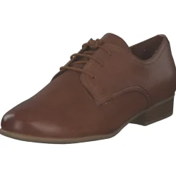 Tamaris 23218, Schnürschuhe, Damen, Braun (Nut)