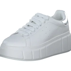 Tamaris 23743, Schnürschuhe, Damen, WHITE/SILVER