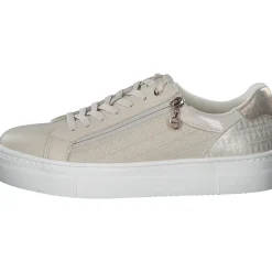 Tamaris 23313, Schnürschuhe, Damen, IVORY/GOLD