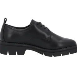 Tamaris 23302, Schnürschuhe, Damen, BLACK MATT