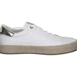 Tamaris 23713, Schnürschuhe, Damen, WHITE/GOLD