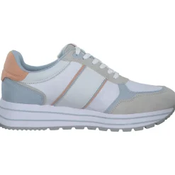 Tamaris 23727, Schnürschuhe, Damen, LIGHT BLUE COMB