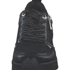 Tamaris 23721-42, Schnürschuhe, Damen, black/gold