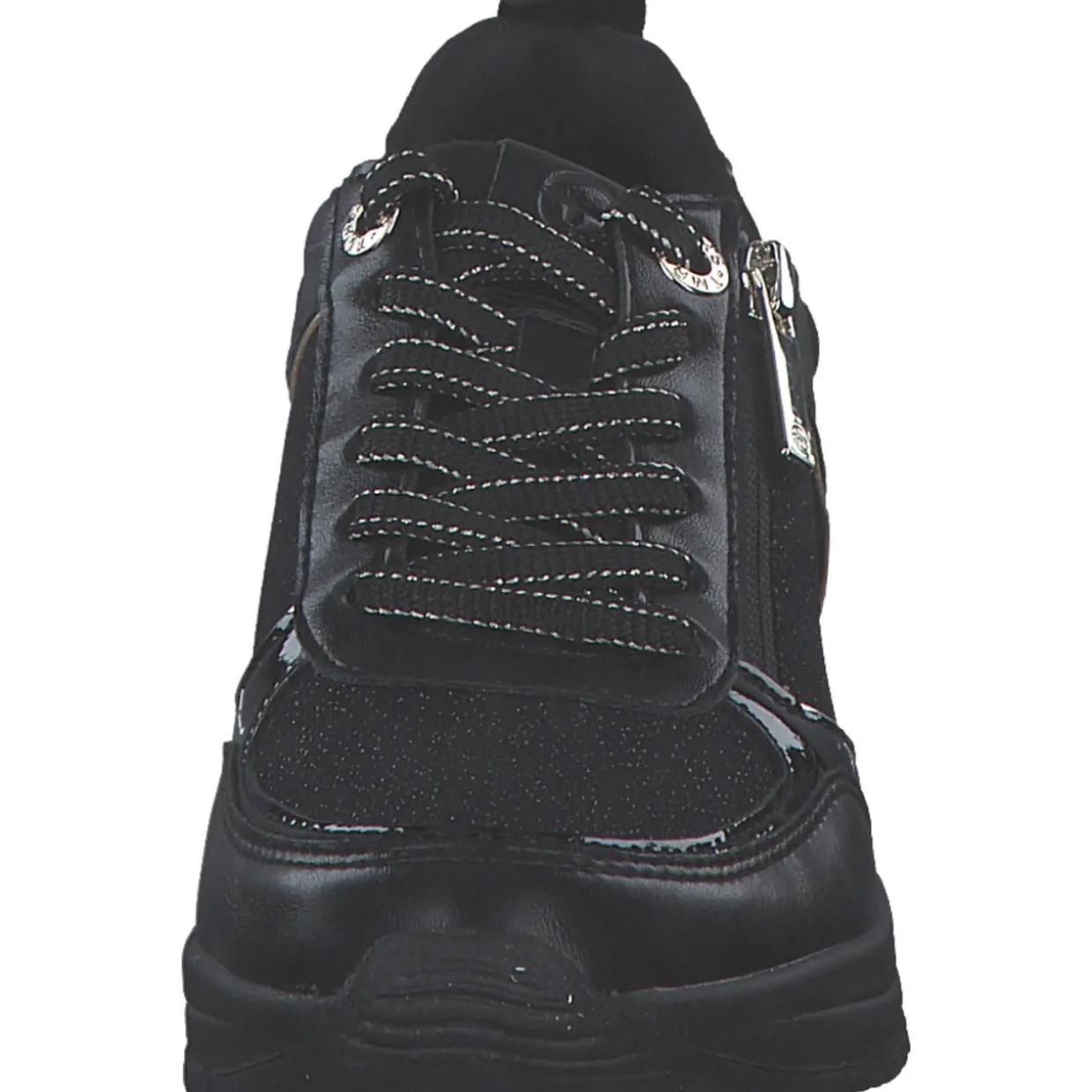 Tamaris 23721-42, Schnürschuhe, Damen, black/gold