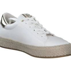 Tamaris 23713, Schnürschuhe, Damen, WHITE/GOLD