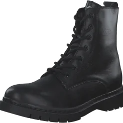 Tamaris 25269, Schnürstiefeletten, Damen, Schwarz