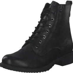 Tamaris 25211, Schnürstiefeletten, Damen, Schwarz