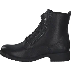 Tamaris 25211, Schnürstiefeletten, Damen, Schwarz