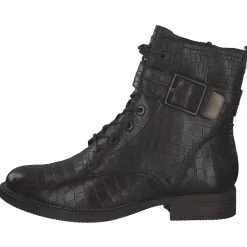 Tamaris 25217, Schnürstiefeletten, Damen, Schwarz
