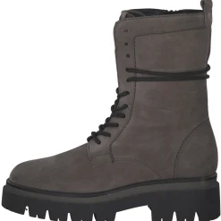 Tamaris 25265, Schnürstiefeletten, Damen, Grey Suede