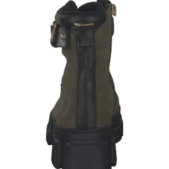 Tamaris 25213, Schnürstiefeletten, Damen, Olive/Black