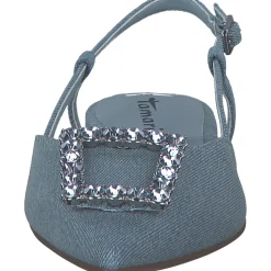 Tamaris 29403, Sling-Ballerinas, Damen, denim