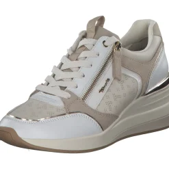 Tamaris 23703, Sneakers Low, Damen, WHITE COMB