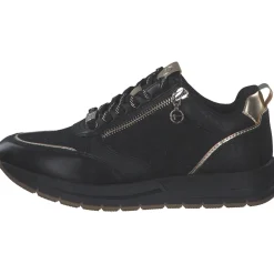 Tamaris 23732, Sneakers Low, Damen, BLACK/GOLD