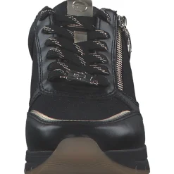 Tamaris 23732, Sneakers Low, Damen, BLACK/GOLD