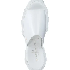 The Original The Corine TH100218, Plateau-Pantoletten, Damen, Weiß