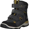 Tom Tailor 4272004 , Winterstiefel, Herren, coal-black-yellow