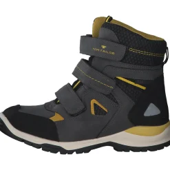 Tom Tailor 4272004 , Winterstiefel, Herren, coal-black-yellow