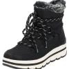 Tom Tailor 4290040, Schnürstiefel, Damen, Black Black