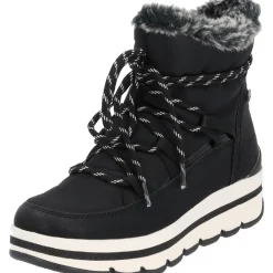 Tom Tailor 4290040, Schnürstiefel, Damen, Black Black