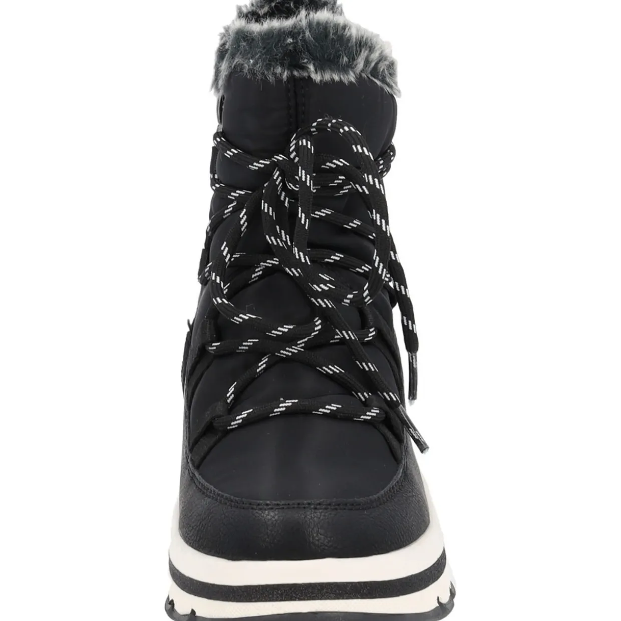 Tom Tailor 4290040, Schnürstiefel, Damen, Black Black