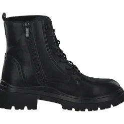 Tom Tailor 4295201, Schnürstiefeletten, Damen, Black Black