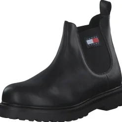 Tommy Hilfiger EM0EM01254, Chelsea Boots, Herren, Schwarz