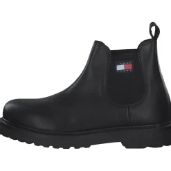 Tommy Hilfiger EM0EM01254, Chelsea Boots, Herren, Schwarz