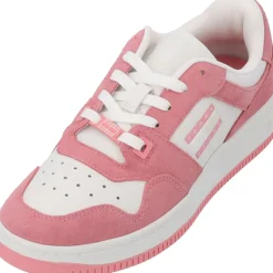 Tommy Hilfiger EN0EN02486, Schnürschuhe, Damen, weiß / light pink