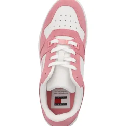 Tommy Hilfiger EN0EN02486, Schnürschuhe, Damen, weiß / light pink