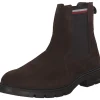 Tommy Hilfiger FM0FM04803, Chelsea Boots, Herren, Braun (Cocoa)