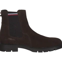 Tommy Hilfiger FM0FM04803, Chelsea Boots, Herren, Braun (Cocoa)