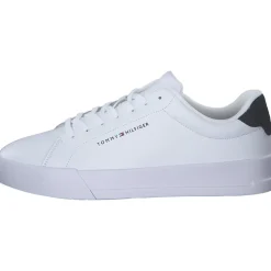 Tommy Hilfiger FM0FM052970LE TH COURT LEATHER GRAIN ESS, Klassische- & Business Schuhe, Herren, Whit