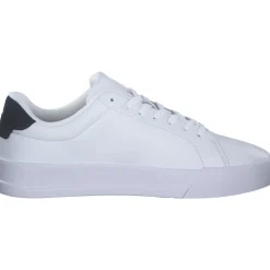 Tommy Hilfiger FM0FM052970LE TH COURT LEATHER GRAIN ESS, Klassische- & Business Schuhe, Herren, Whit