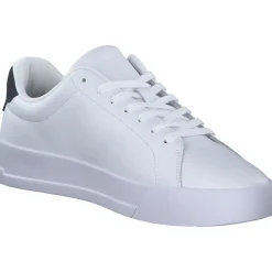 Tommy Hilfiger FM0FM052970LE TH COURT LEATHER GRAIN ESS, Klassische- & Business Schuhe, Herren, Whit