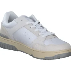 Tommy Hilfiger FM0FM05215YBS TH BASKET STREET LTH, Klassische- & Business Schuhe, Herren, Weiß (Whit