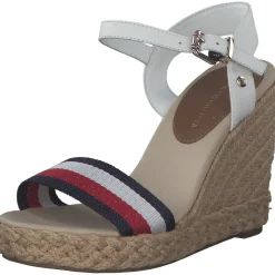 Tommy Hilfiger FW0FW05590, Keilsandaletten, Damen, Weiß