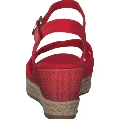 Tommy Hilfiger FW0FW05627, Keilsandaletten, Damen, fireworks