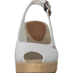 Tommy Hilfiger FW0FW04788, Keilsandaletten, Damen, Weiß (Ivory)
