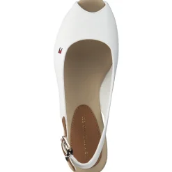 Tommy Hilfiger FW0FW04788, Keilsandaletten, Damen, Weiß (Ivory)