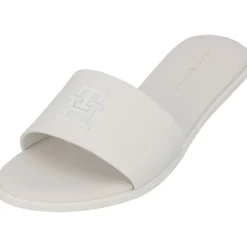 Tommy Hilfiger FW0FW07097, Pantoletten, Damen, Weiß