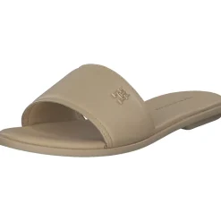 Tommy Hilfiger FW0FW07936, Plateau-Pantoletten, Damen, harvest wheat