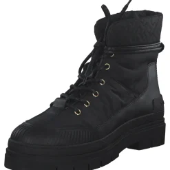 Tommy Hilfiger FW0FW07502, Schnürstiefel, Damen, Schwarz