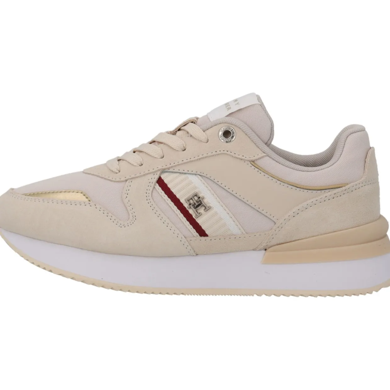 Tommy Hilfiger FW0FW07383, Schnürschuhe, Damen, Beige