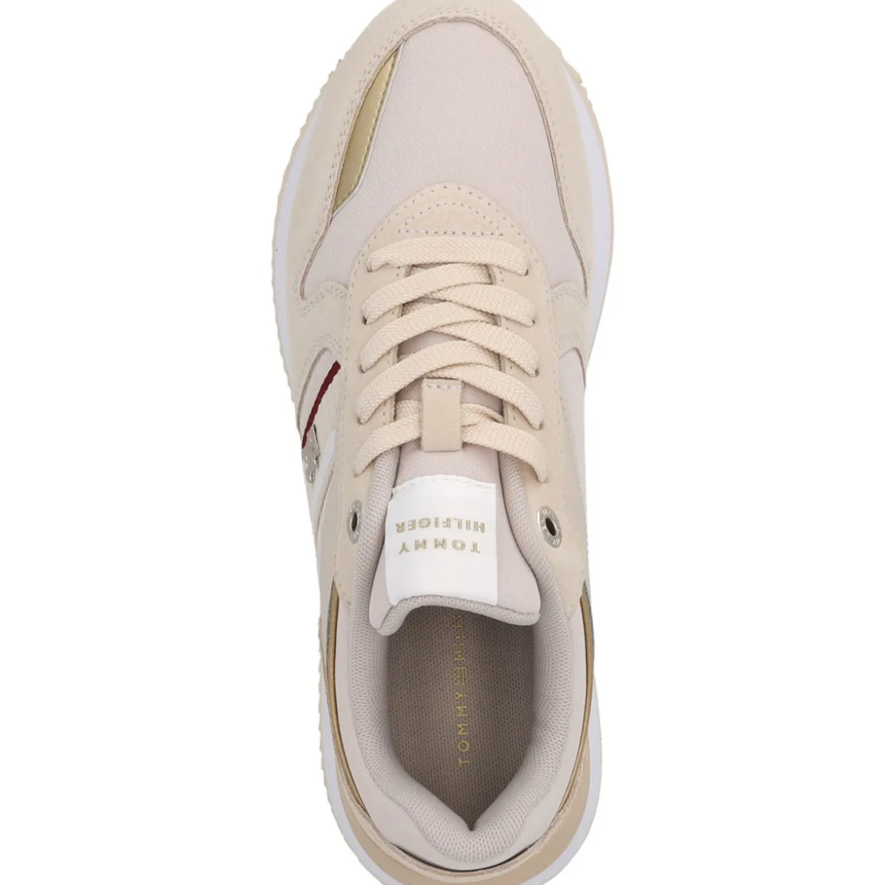 Tommy Hilfiger FW0FW07383, Schnürschuhe, Damen, Beige