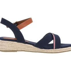 Tommy Hilfiger T3A7-32187, Keilsandaletten, Kinder, Blau