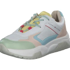 Tommy Hilfiger T3A9-32740, Schnürschuhe, Kinder, bianco/multicolor